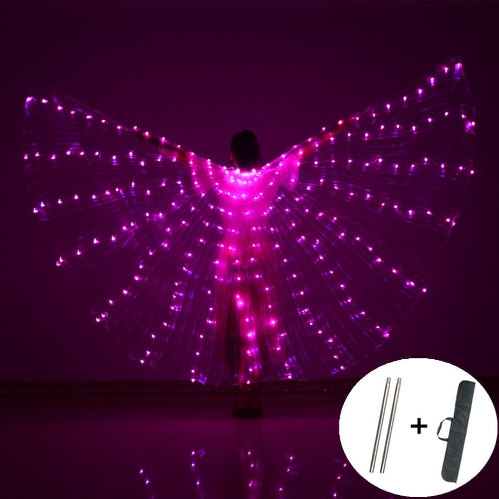 Asas de LED para Dança